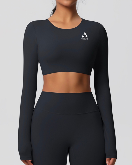 Rise Long Sleeve Cropped Top
