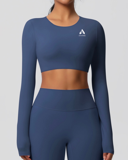 Rise Long Sleeve Cropped Top