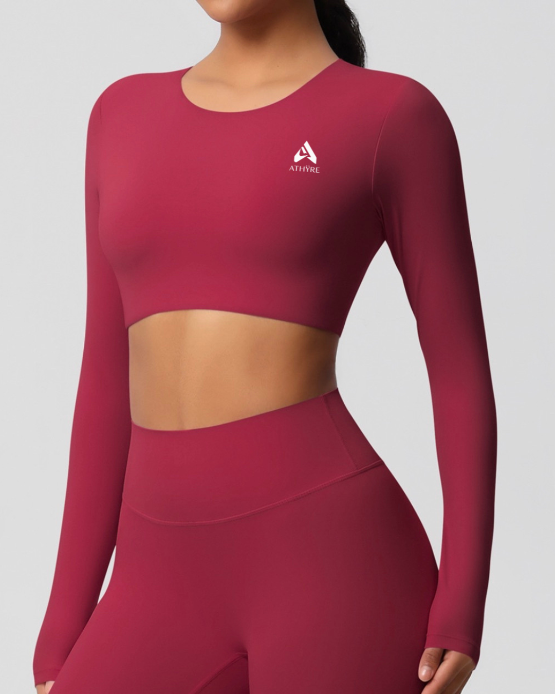 Rise Long Sleeve Cropped Top
